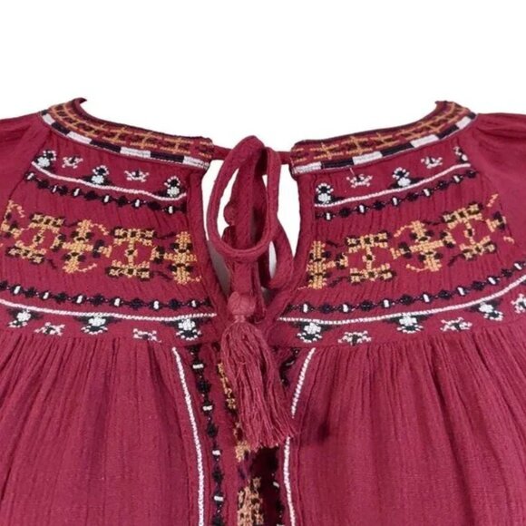 American Eagle Women's Embroidered Crop Top - Picture 4 of 8